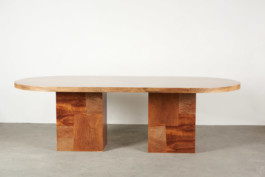 Table de salon en marqueterie